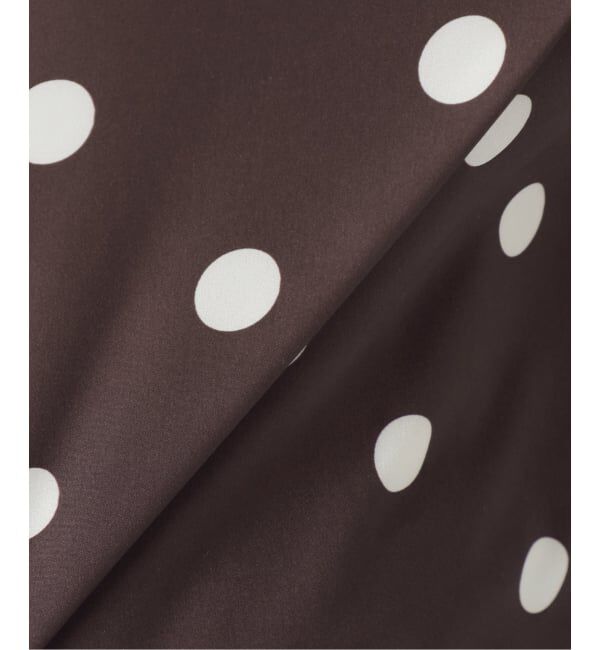 Spick and Span「《WEB限定 / 追加予約》ドットフレンチスリーブシャツ」|シャツ・ブラウス|
