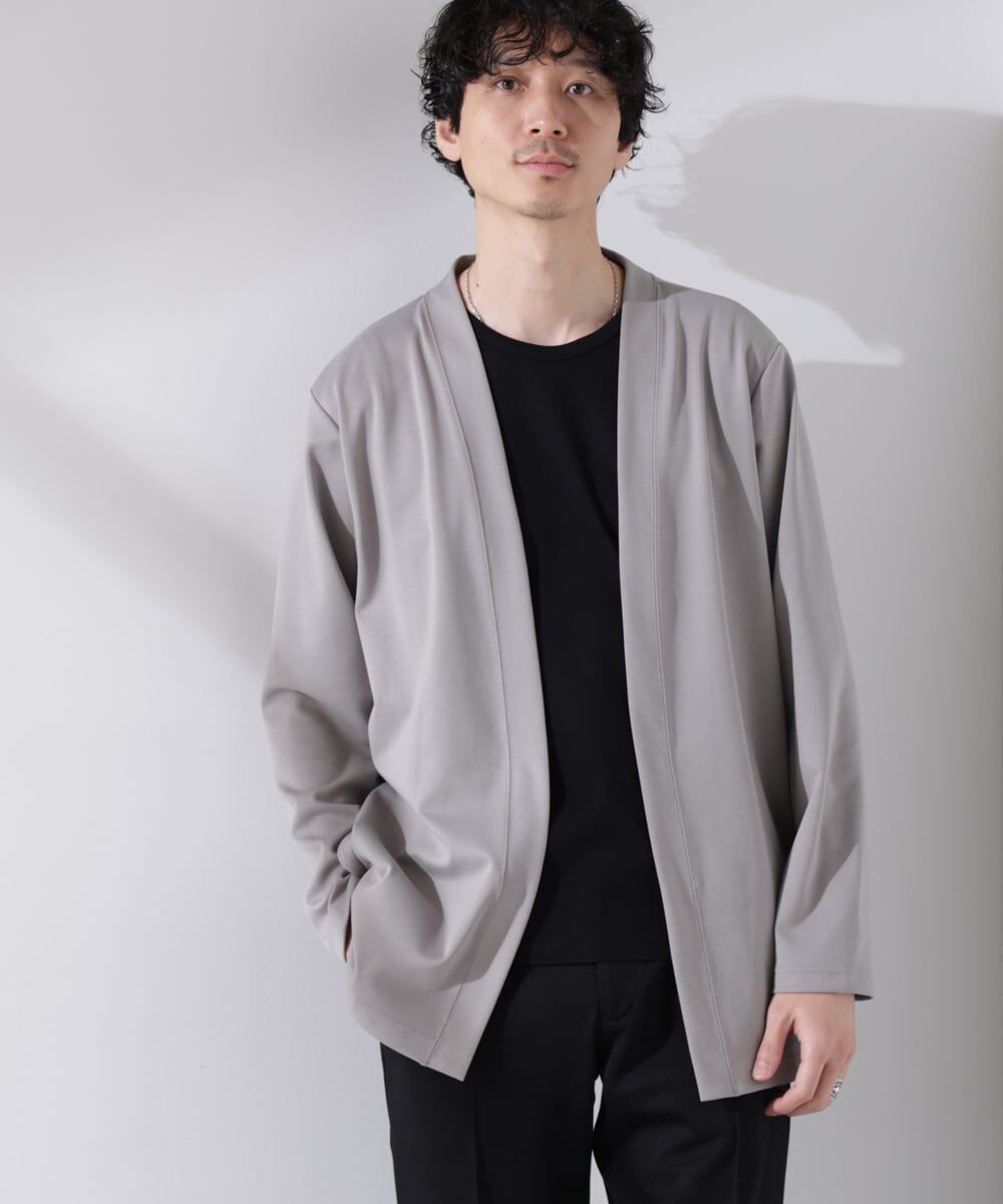 nano･universe「ダブルジャージー着流しカーディガン」|Tシャツ・カットソー|