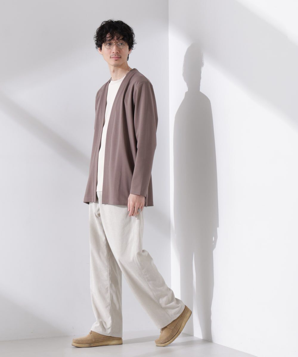 nano･universe「ダブルジャージー着流しカーディガン」|Tシャツ・カットソー|