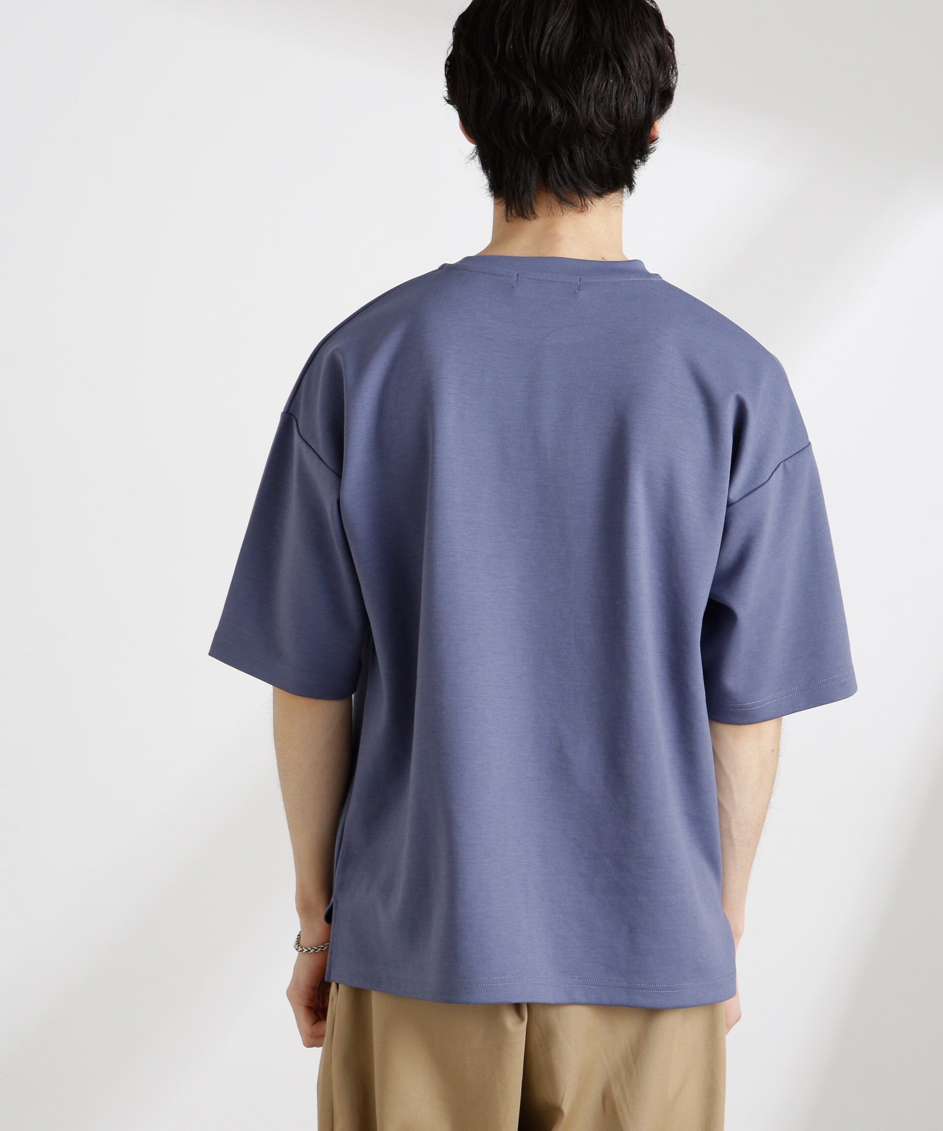 NANO universe「ワイドダンボールTシャツ 半袖」|Tシャツ・カットソー|