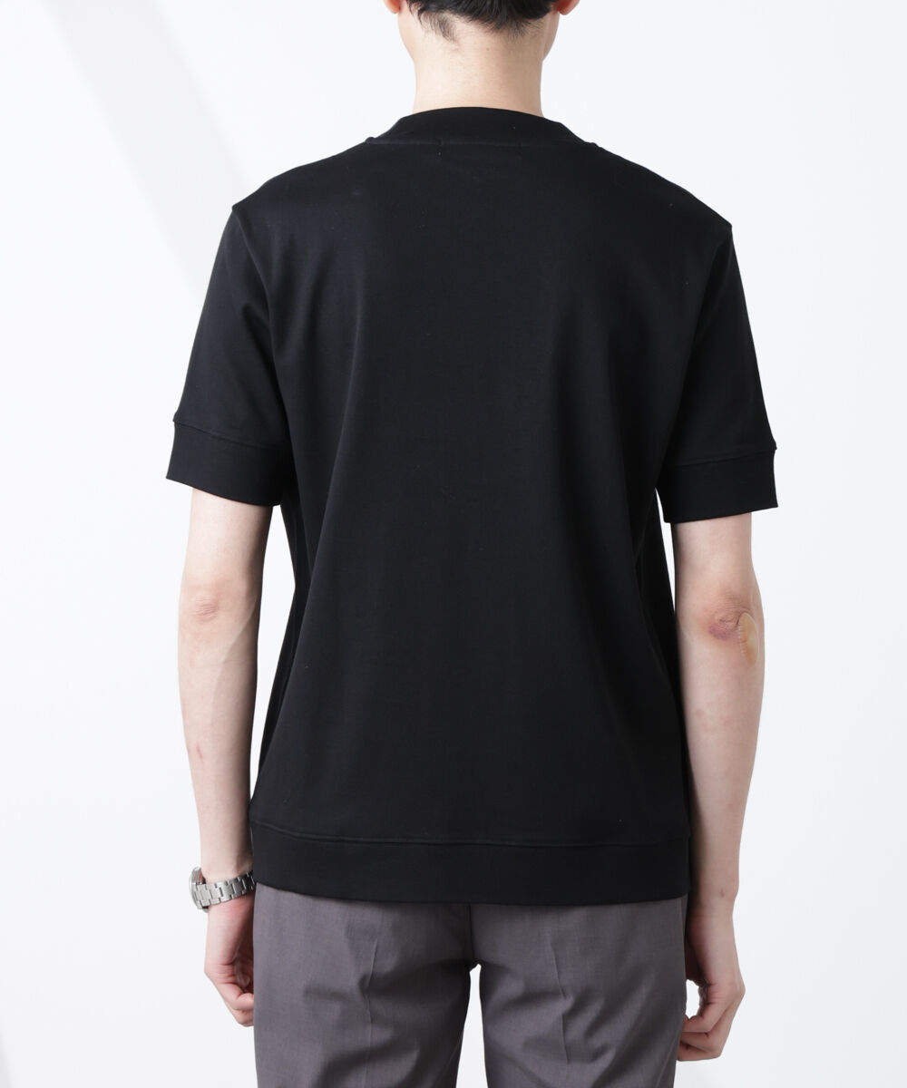NANO universe「[FORMAL JERSEY]モックネックカットソー半袖」|Tシャツ・カットソー|