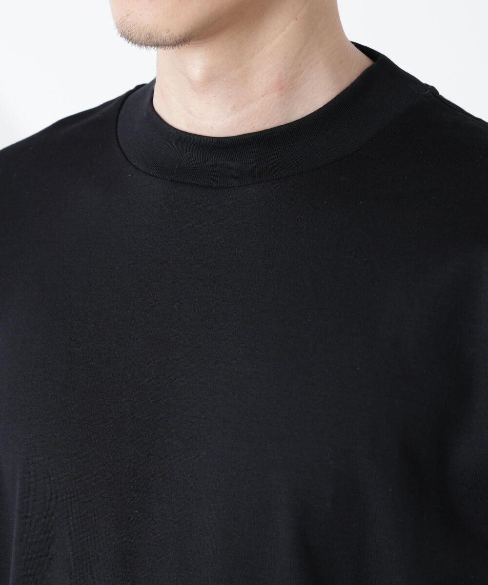 NANO universe「[FORMAL JERSEY]モックネックカットソー半袖」|Tシャツ・カットソー|