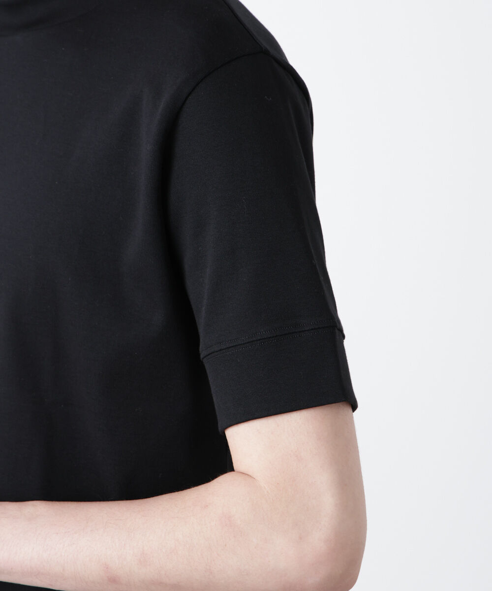 NANO universe「[FORMAL JERSEY]モックネックカットソー半袖」|Tシャツ・カットソー|