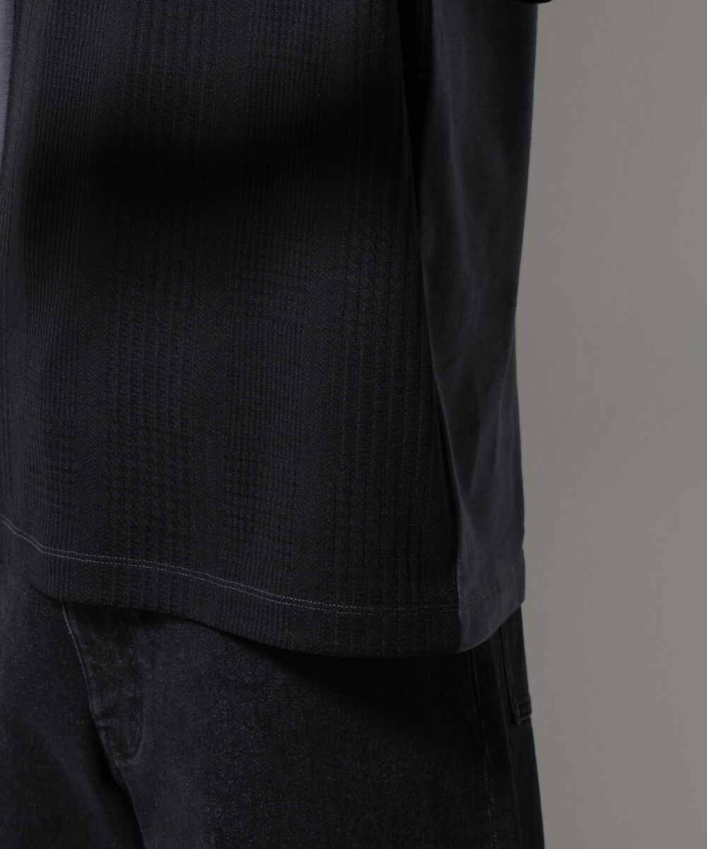 nano･universe「リンクスカノコ コンビTシャツ 半袖」|Tシャツ・カットソー|