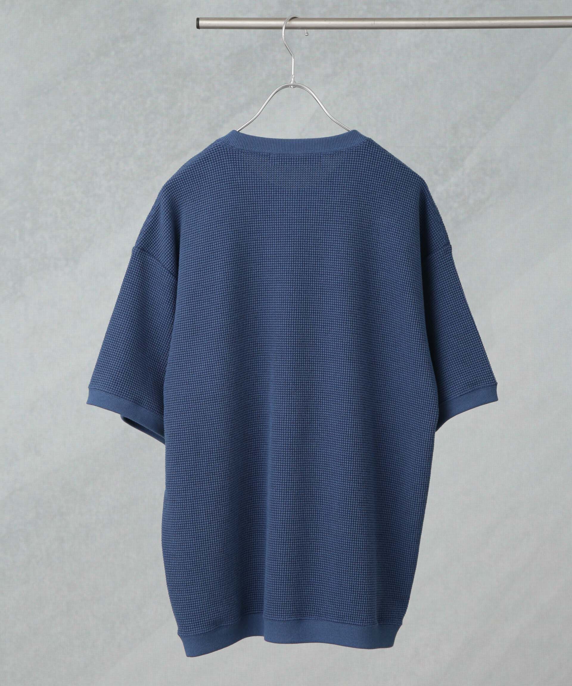 NANO universe「テックワッフルクルーネックTシャツ 半袖」|Tシャツ・カットソー|