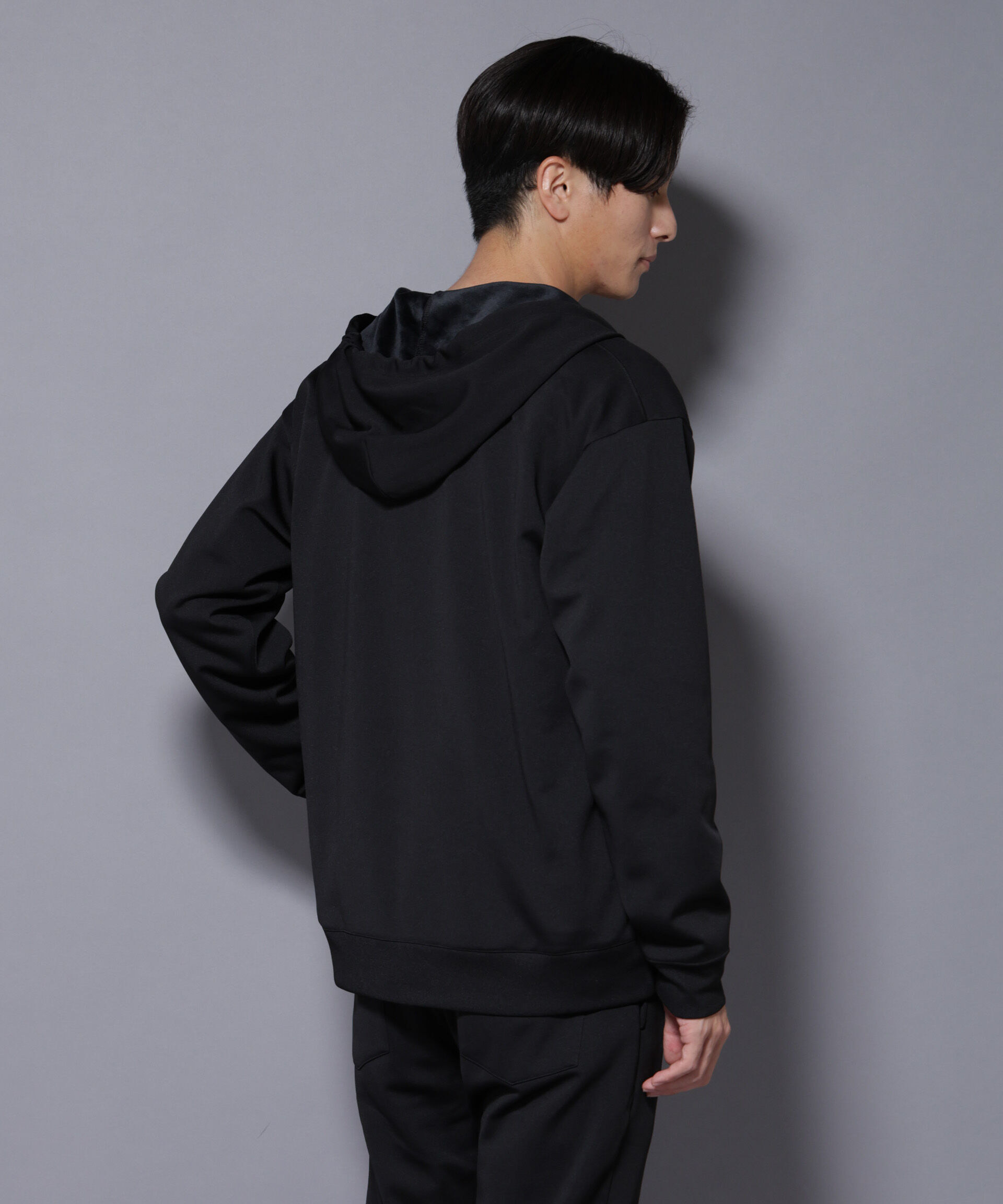 NANO universe「｢MC｣coveross(R) フリースボンディングジップアップパーカー」|Tシャツ・カットソー|