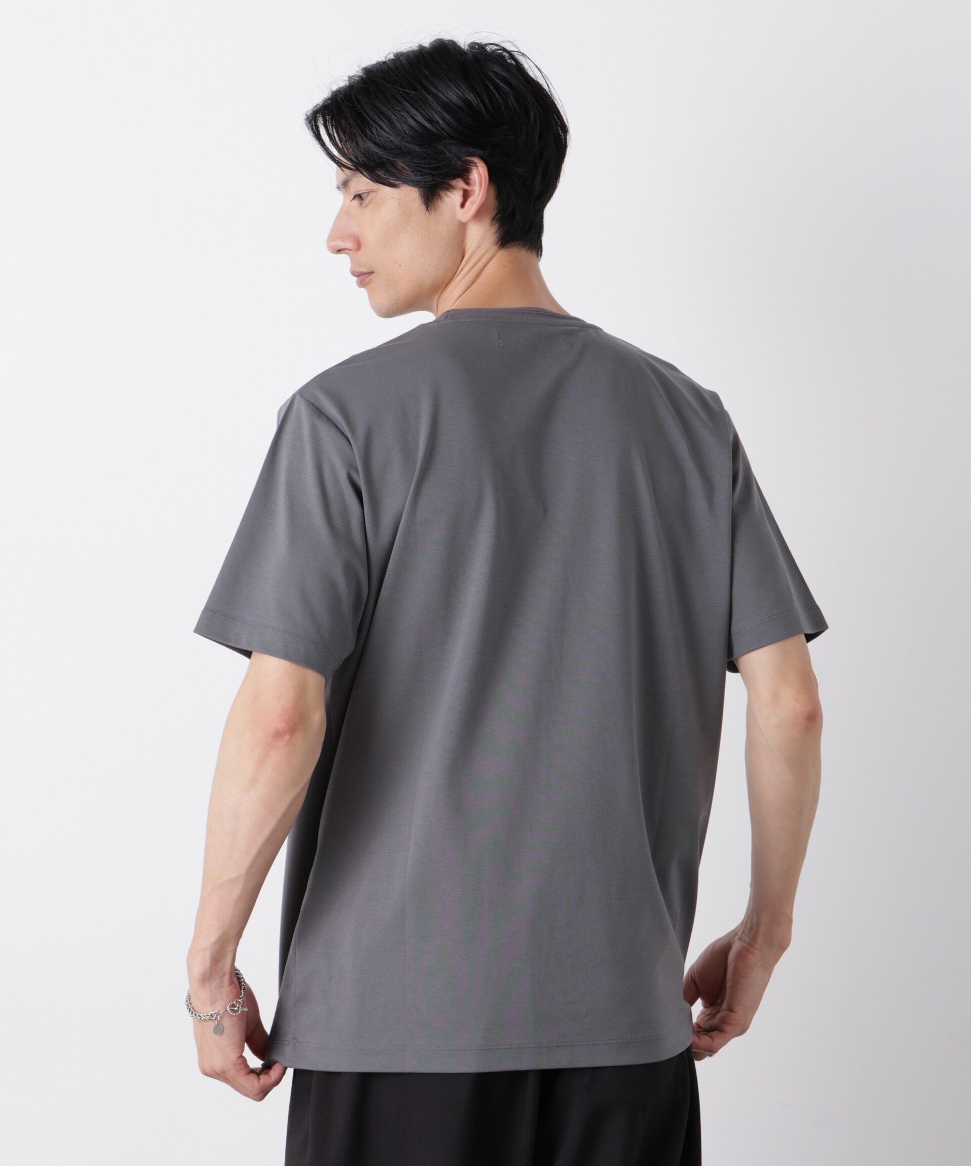 NANO universe「スタンダードスムースTシャツ 半袖」|Tシャツ・カットソー|
