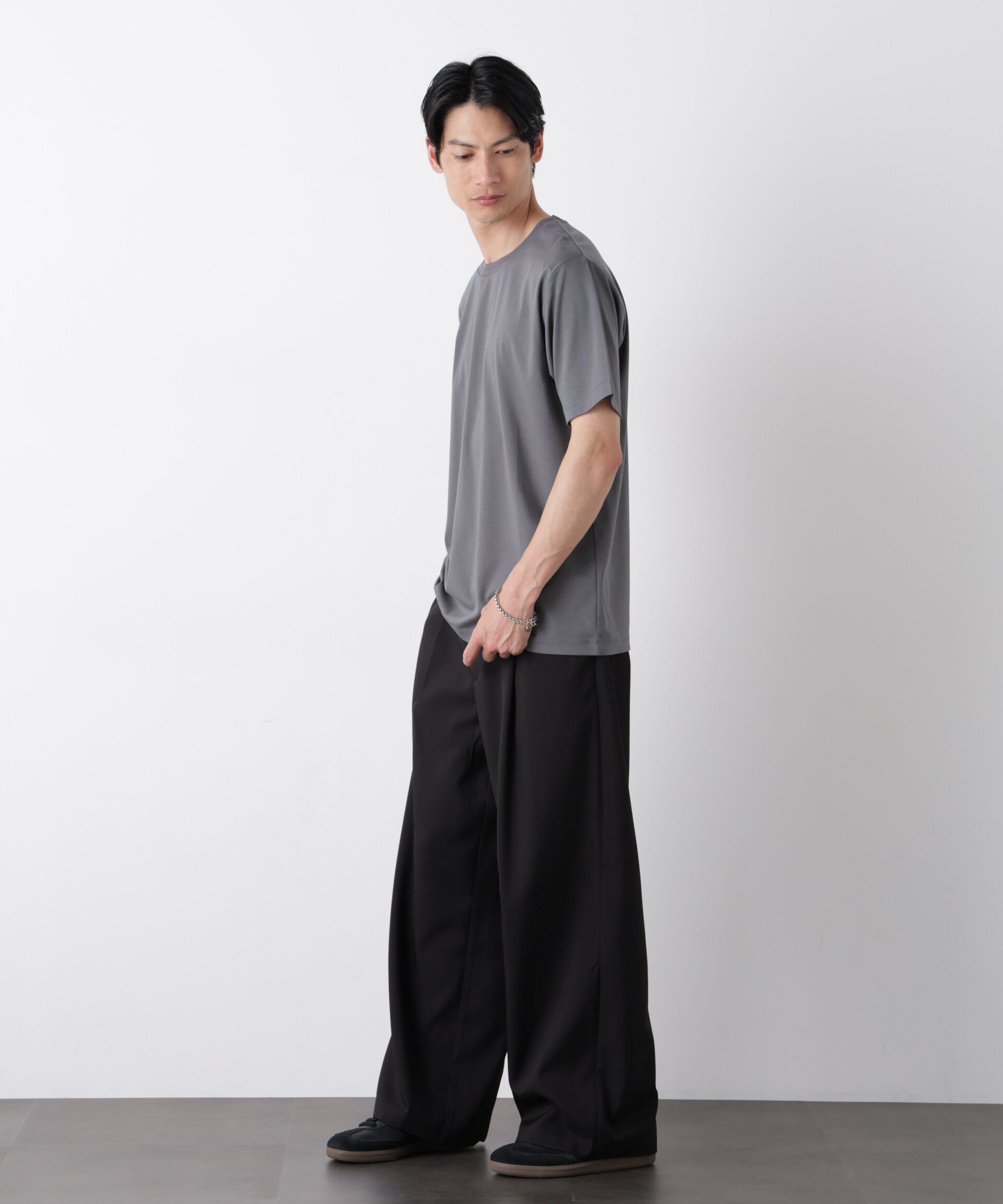 NANO universe「スタンダードスムースTシャツ 半袖」|Tシャツ・カットソー|