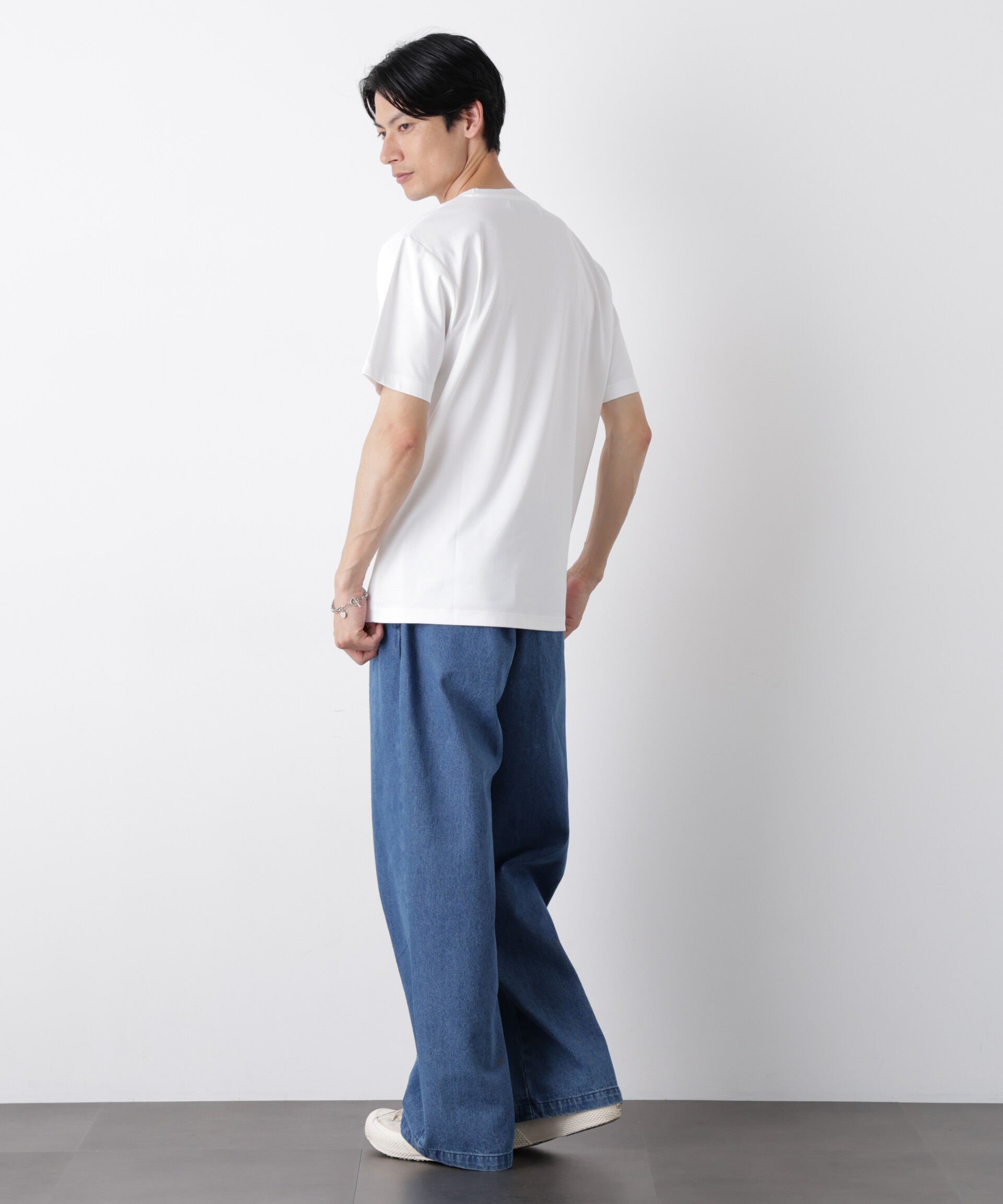 NANO universe「スタンダードスムースTシャツ 半袖」|Tシャツ・カットソー|