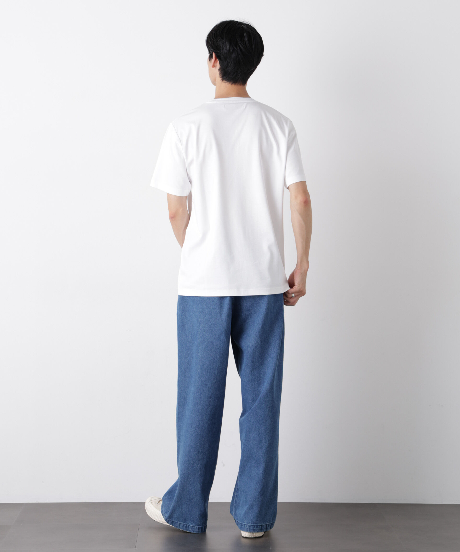NANO universe「スタンダードスムースTシャツ 半袖」|Tシャツ・カットソー|