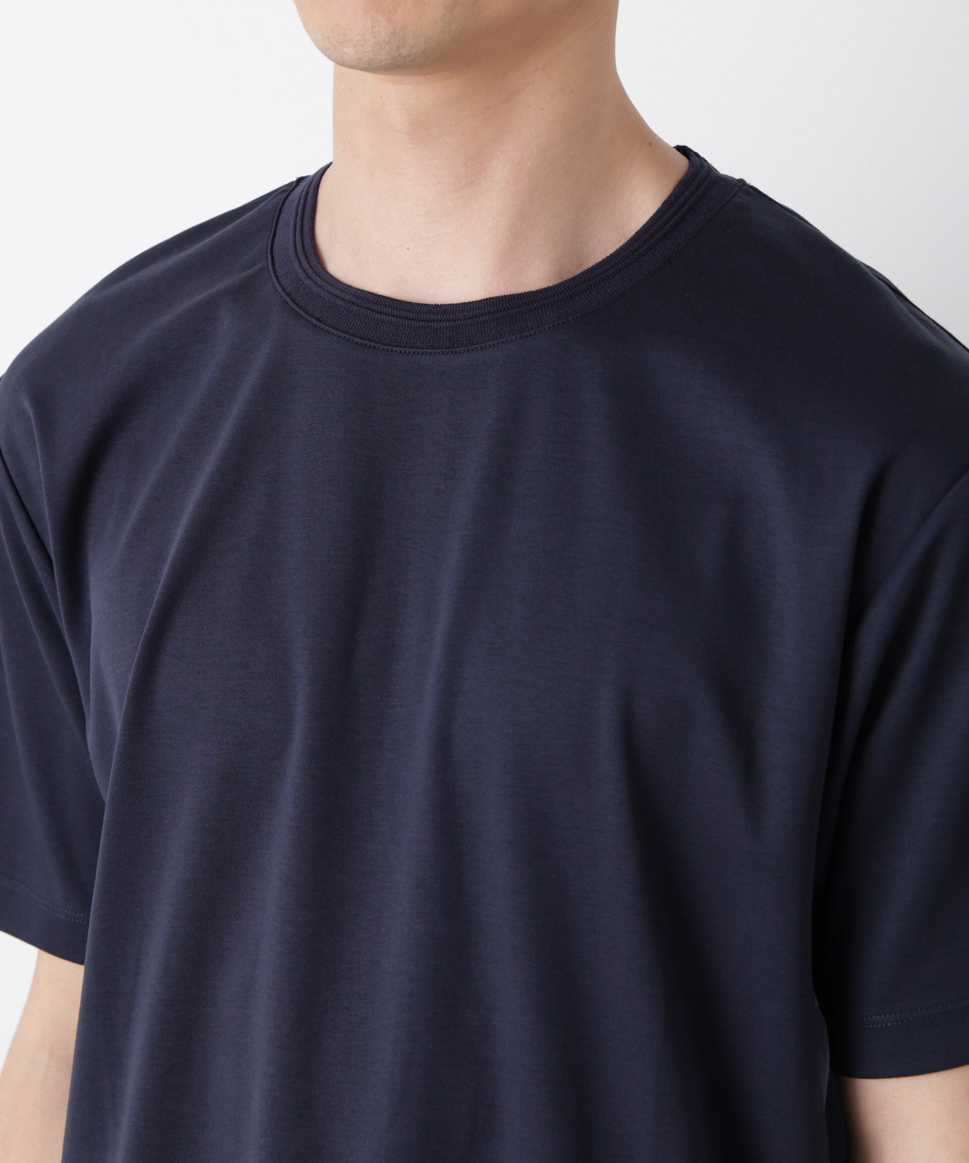 NANO universe「スタンダードスムースTシャツ 半袖」|Tシャツ・カットソー|