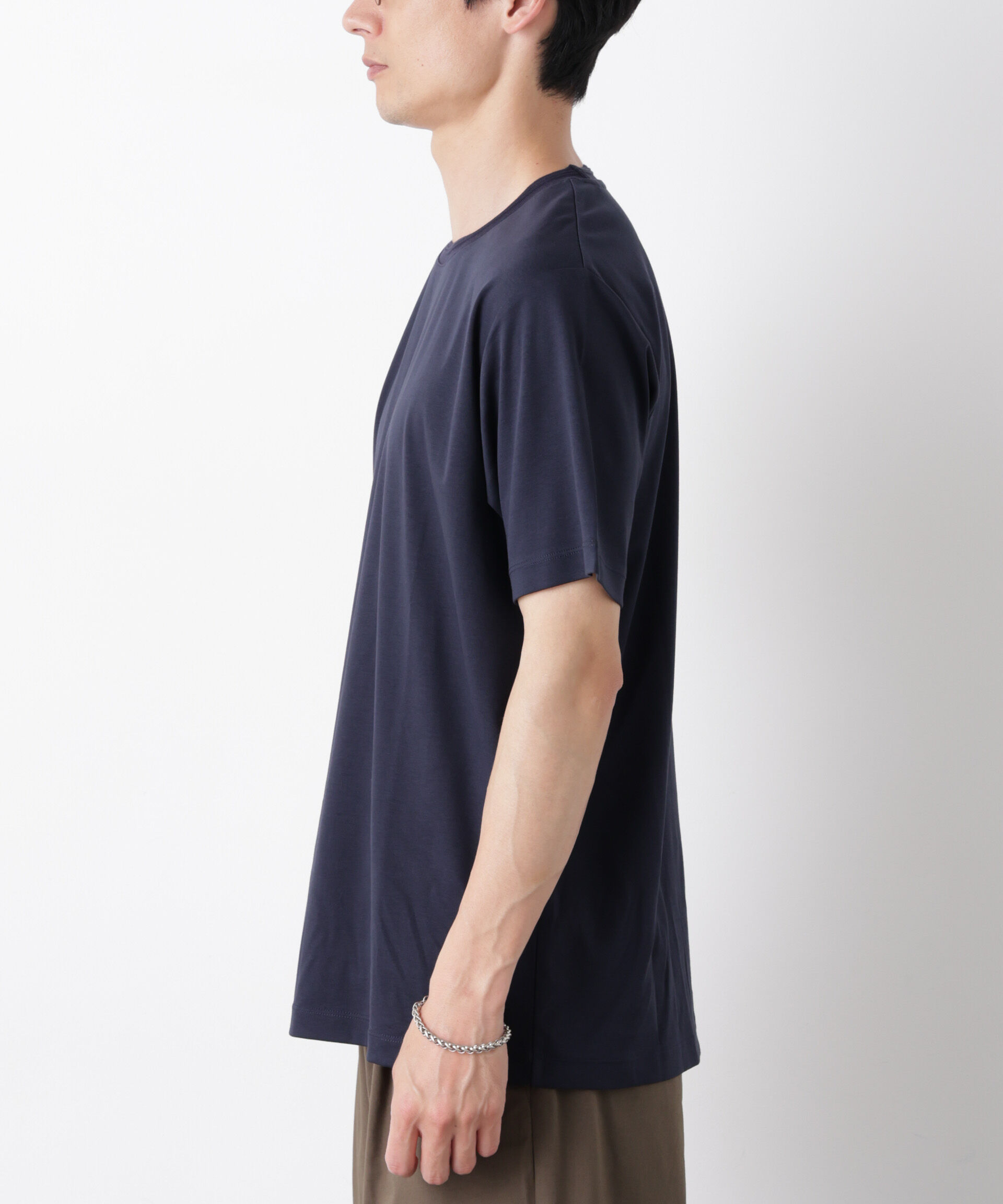 NANO universe「スタンダードスムースTシャツ 半袖」|Tシャツ・カットソー|