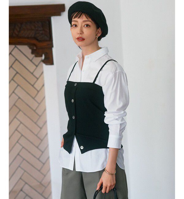 23区「【CLASSY.2月号掲載/洗える】CANCLINI ベーシック シャツ」|シャツ・ブラウス|ホワイト系