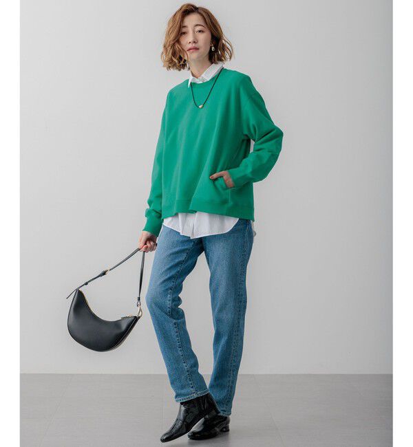23区「【WEB&一部店舗限定カラーあり/Oggi2月号掲載】カラー スウェット」|Tシャツ・カットソー|
