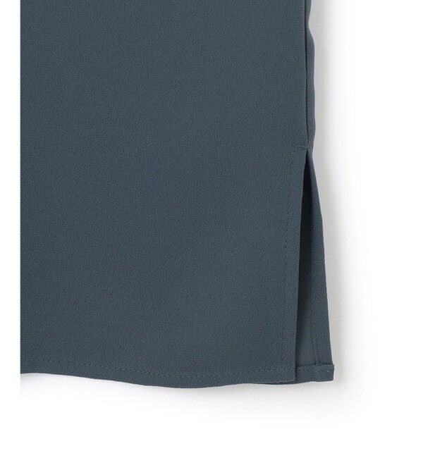 23区「【吸水速乾/UVカット/接触冷感】ストレッチジョーゼット バンドカラー カットソー」|Tシャツ・カットソー|