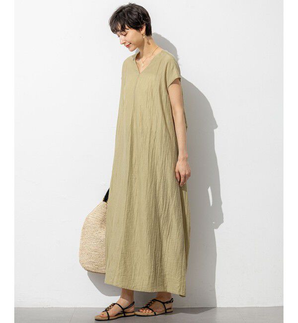 23区「【SLOW/一部店舗限定】ナチュラルピケワッシャー ワンピース」|ワンピース|