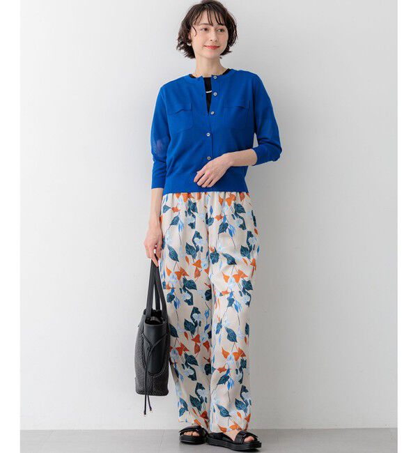 23区「【WEB&一部店舗限定カラーあり】シャイニーシアー フラップポケット カーディガン」|カーディガン|
