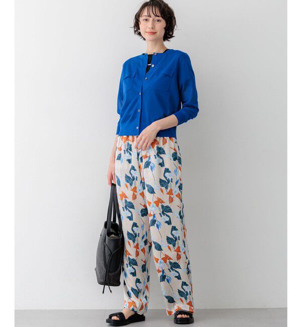 23区「【WEB&一部店舗限定カラーあり】シャイニーシアー フラップポケット カーディガン」|カーディガン|