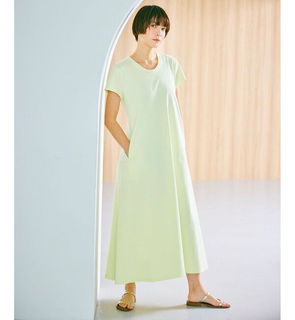 BEIGE,「Organic Cotton / Flare One Piece ワンピース」|ワンピース|