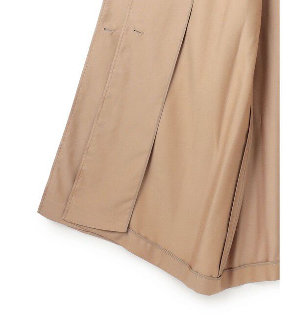 BEIGE,「COBURN / シルク混ロングステンカラーコート」|ステンカラーコート|