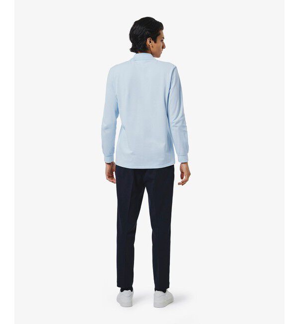 LACOSTE「スリムフィット ウールライクストレッチスラックス」|スラックス|