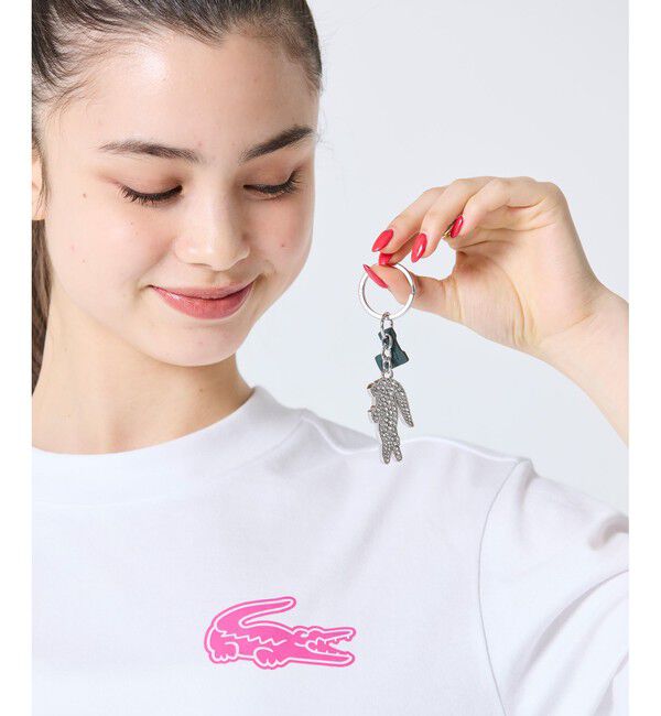 LACOSTE「ワニロゴ＆イニシャルチャームキーホルダー」|その他|