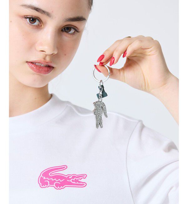 LACOSTE「ワニロゴ＆イニシャルチャームキーホルダー」|その他|