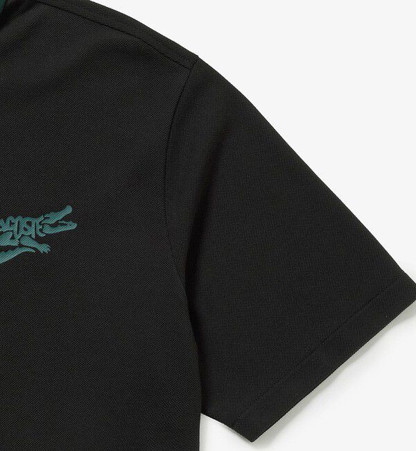 LACOSTE「ワニロゴグラフィックボーダーポロシャツ」|ポロシャツ|