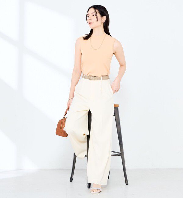 NOLLEY'S sophi「ウォッシャブル強撚ツイルワイドパンツ」|その他|