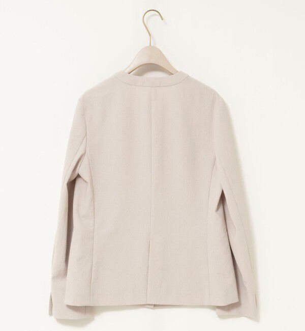 NOLLEY'S sophi「《セットアップ対応/UVカット/接触冷感》ウォッシャブルDry toro ノーカラージャケット」|ノーカラージャケット|