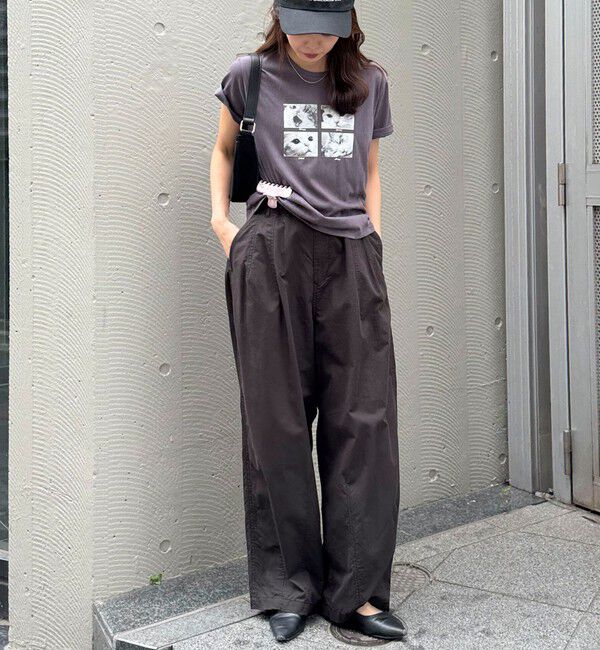 fredy emue「刺しゅう入りCAT PHOTO Tシャツ」|Tシャツ・カットソー|