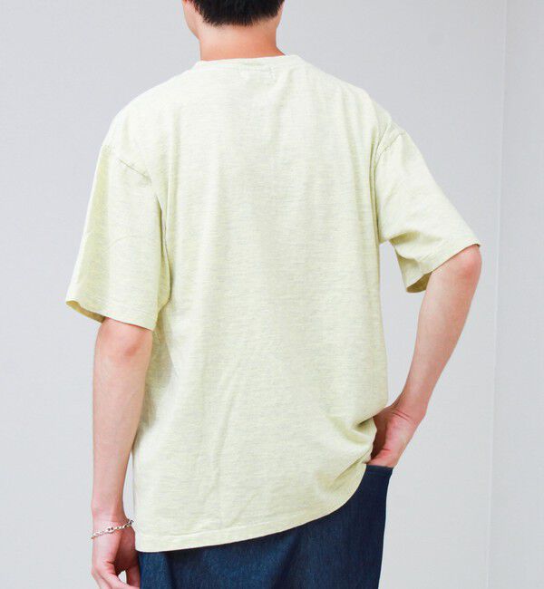 GLOSTER「【SCREEN STARS/スクリーンスターズ】杢ボディ染め 配色ロゴ クルーネックカラーＴシャツ」|Tシャツ・カットソー|