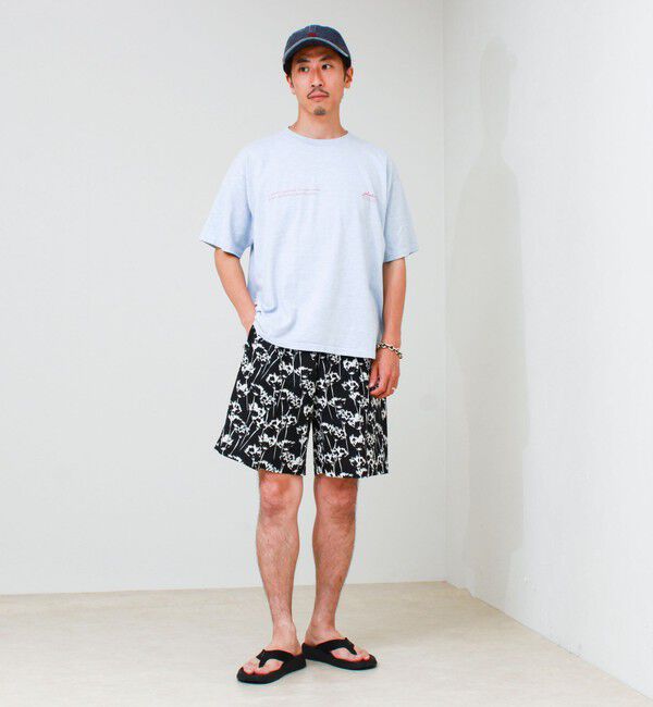 GLOSTER「【SCREEN STARS/スクリーンスターズ】杢ボディ染め 配色ロゴ クルーネックカラーＴシャツ」|Tシャツ・カットソー|