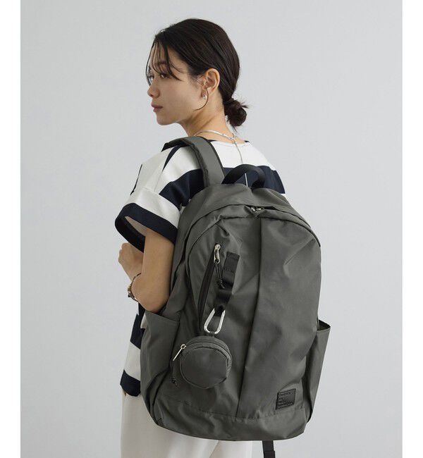 SALON adam et rope'「【WEB限定】ラウンドポーチ&エコバッグ付き撥水リュック」|リュック|