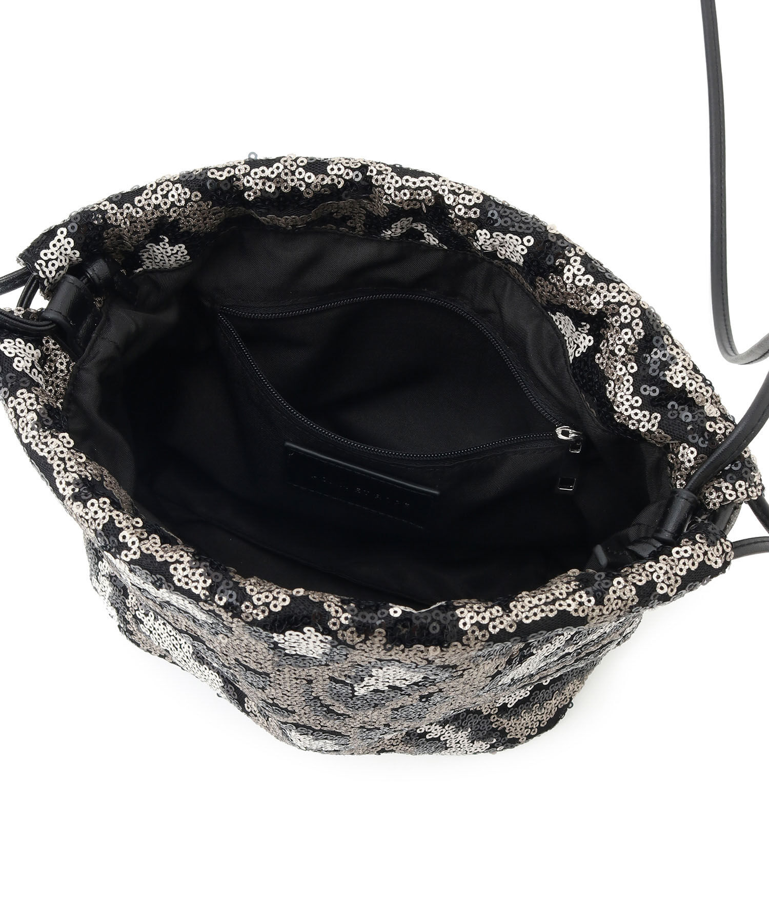 ADAM ET ROPE'「【サステナブル】スパンコールミニ巾着」|ハンドバッグ|