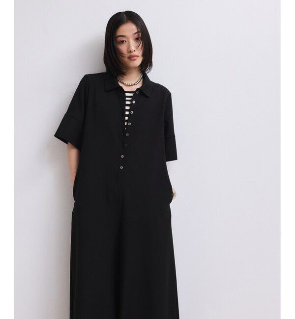 ADAM ET ROPE'「【WEB限定】・【定番】ポロシャツオールインワン」|オールインワン|