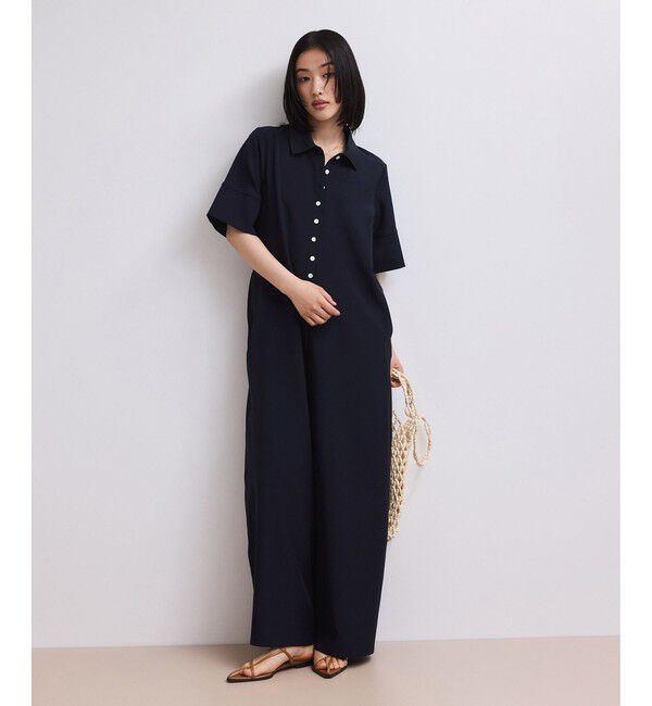 ADAM ET ROPE'「【WEB限定】・【定番】ポロシャツオールインワン」|オールインワン|
