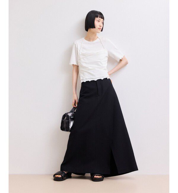 ADAM ET ROPE'「【WEB限定】ベアトップレイヤードカットソー」|Tシャツ・カットソー|