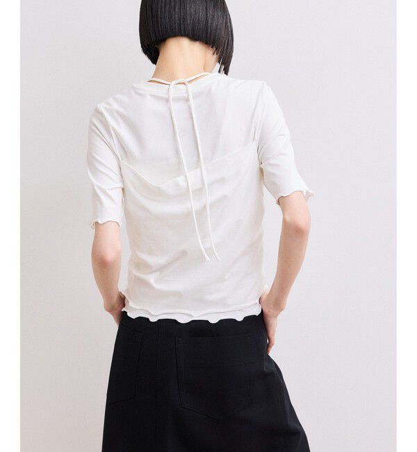 ADAM ET ROPE'「【WEB限定】ベアトップレイヤードカットソー」|Tシャツ・カットソー|