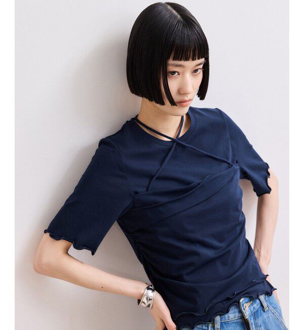 ADAM ET ROPE'「【WEB限定】ベアトップレイヤードカットソー」|Tシャツ・カットソー|