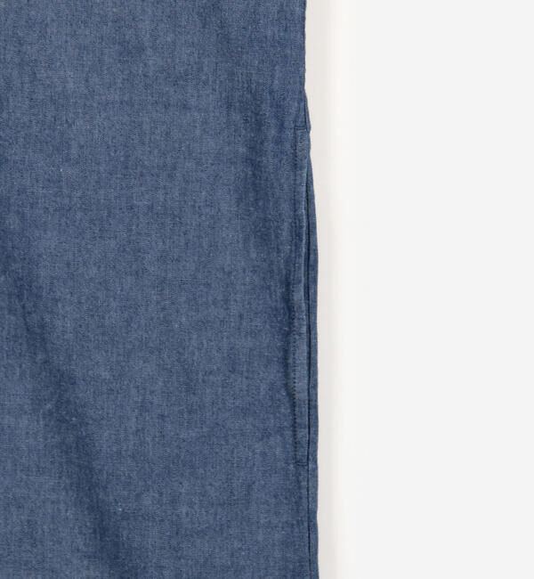DANTON「DANTON | 6ozコットンシャンブレー ワークシャツワンピース WOMEN」|ワンピース|
