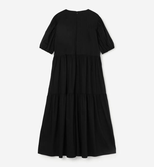  「eunoia｜パフスリーブ ティアードワンピース WOMEN」|ワンピース|