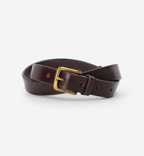 Brady「Brady | WEST END BELT 1in-GOLD UNISEX」|ベルト|BROWN