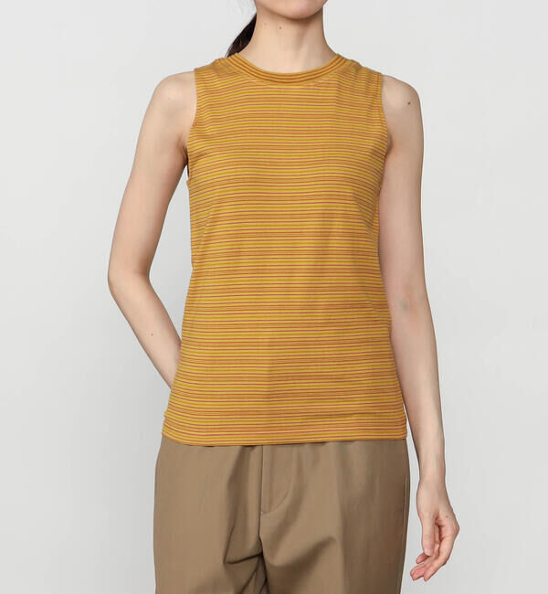  「Yonetomi | 〈別注〉ボーダータンクトップ WOMEN」|Tシャツ・カットソー|