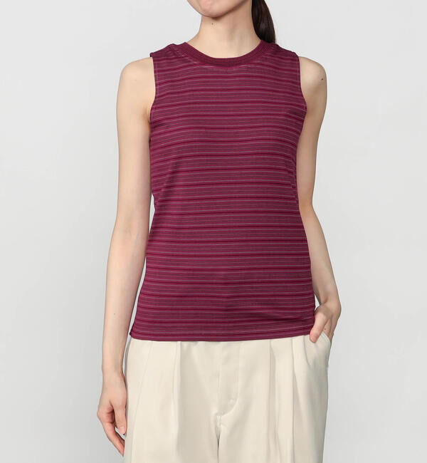  「Yonetomi | 〈別注〉ボーダータンクトップ WOMEN」|Tシャツ・カットソー|
