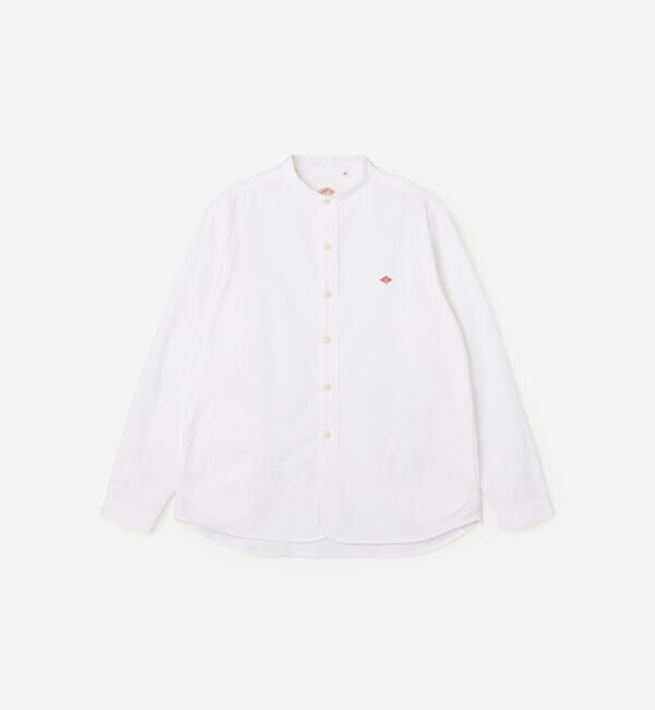 DANTON「DANTON | オックスフォード バンドカラーシャツ SOLID MEN」|シャツ・ブラウス|