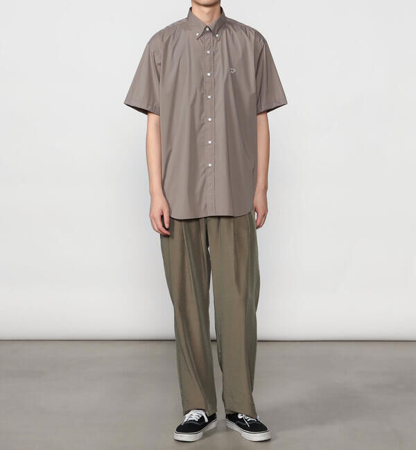  「SCYE BASICS | 〈別注〉ナイロン ボタンダウン半袖シャツ MEN」|シャツ・ブラウス|