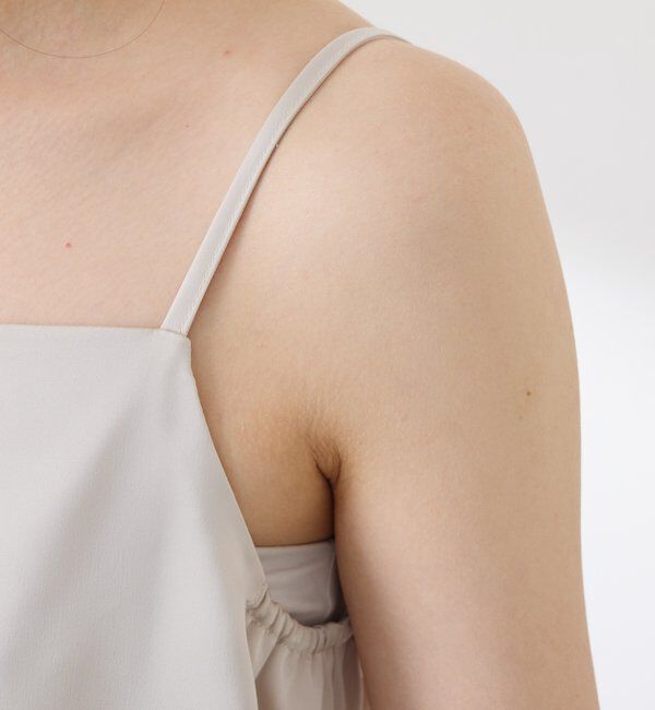  「2WAY サテンキャミソール」|キャミソール|