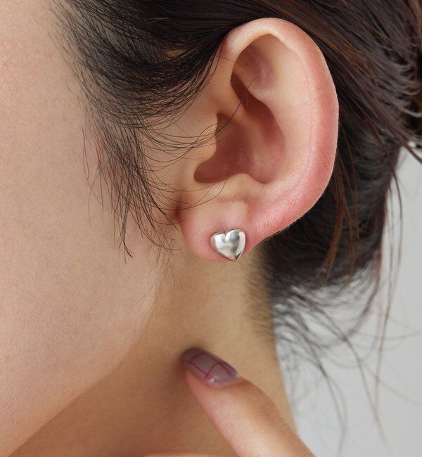  「【Sivelle./シヴェル】Silver925 ハートピアス」|ピアス|