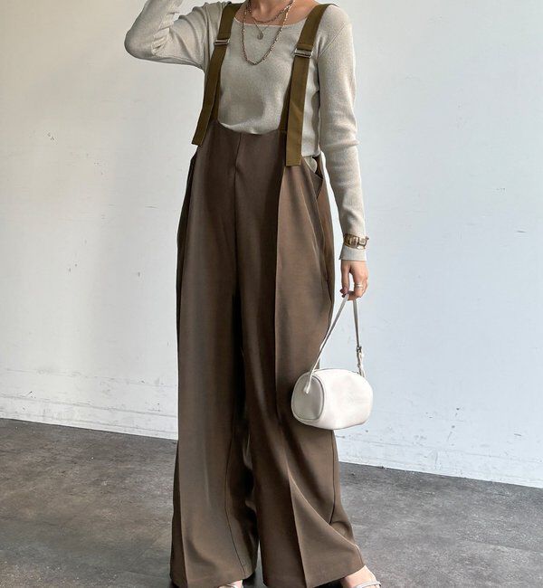  「【WEB限定】ツイルサロペット」|ワンピース|